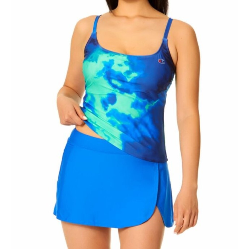 Champion Women’s Tie Dye Tankini and Swim Skirt Swimsuit Set XXL 16